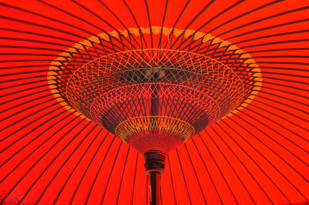 紅い和傘