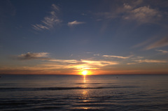 沈む夕日
