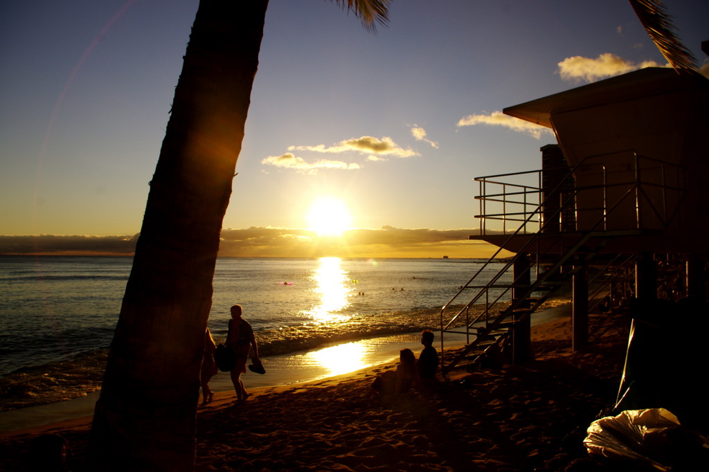 waikiki sunset