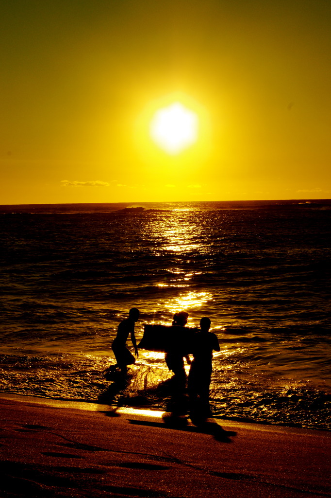the sunset