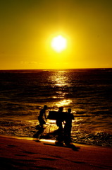 the sunset