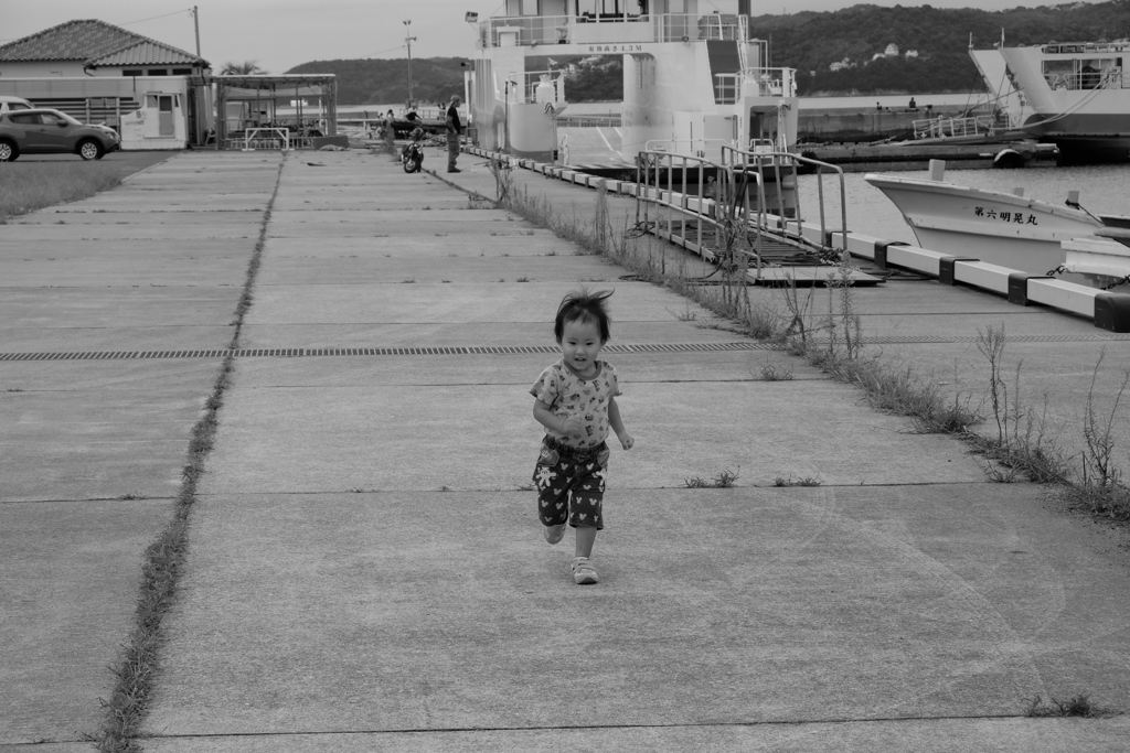 前島にて1