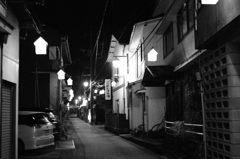 三朝温泉の夜1