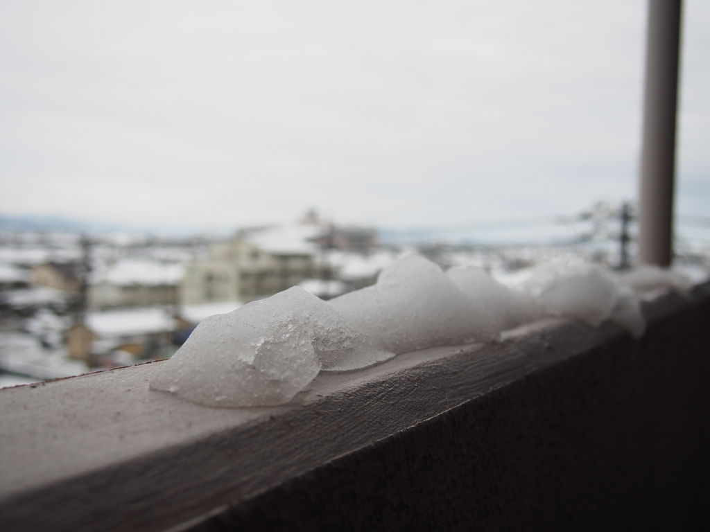雪のあと
