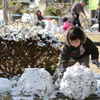 雪の日の公園