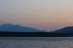 西湖の黄昏