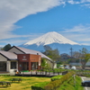 河口湖からの富士