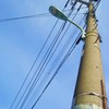 Electric wire and light