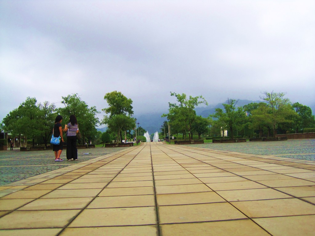 Straight road