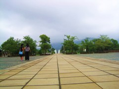 Straight road