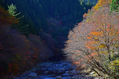 深秋の天川村 深秋の天川村