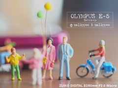 ドイツPreiser社のミニチュアフィギュア　OLYMPUS E-5 ライトトー