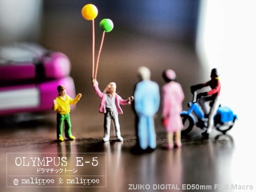 ドイツPreiser社のミニチュアフィギュア　OLYMPUS E-5 ドラマチッ