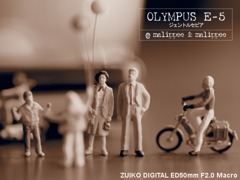 ドイツPreiser社のミニチュアフィギュア　OLYMPUS E-5 ジェントル