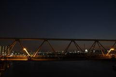 橋からの夕暮れ