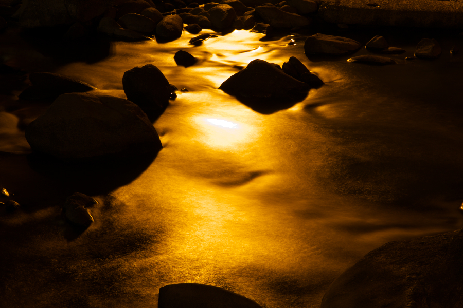 黄金の川
