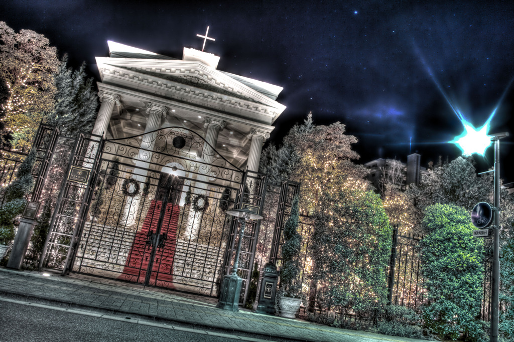 夜景HDR　結婚式場