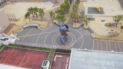 鉄人さんを上から