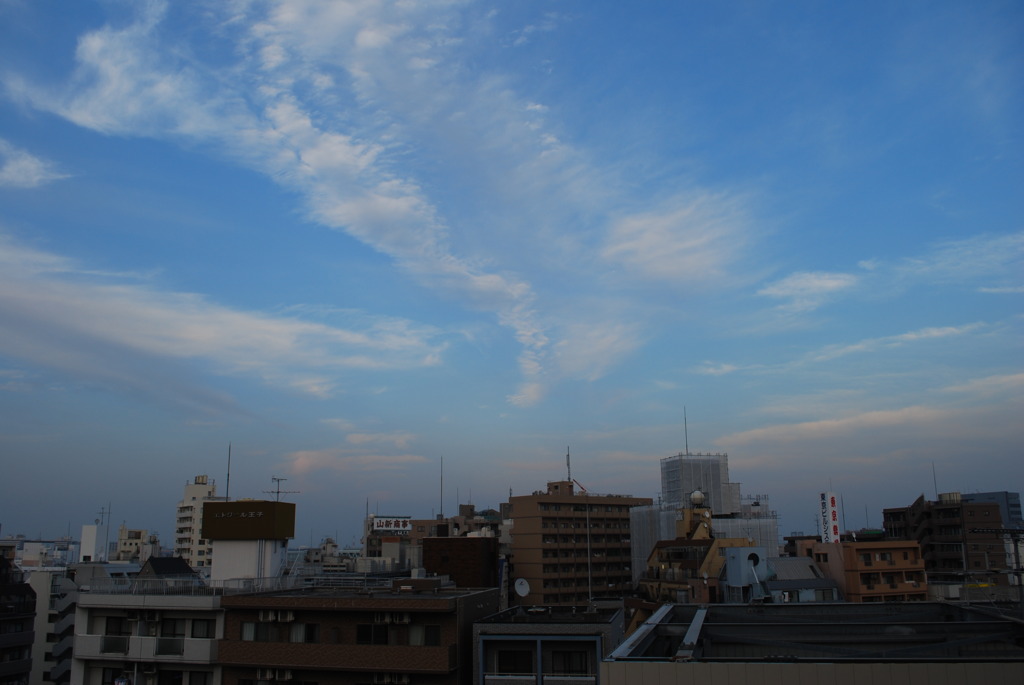 東京の空