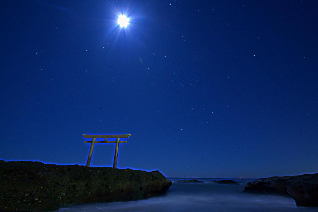 月光とオリオン