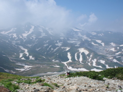 剣御前小屋から