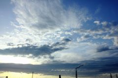 雲の競演