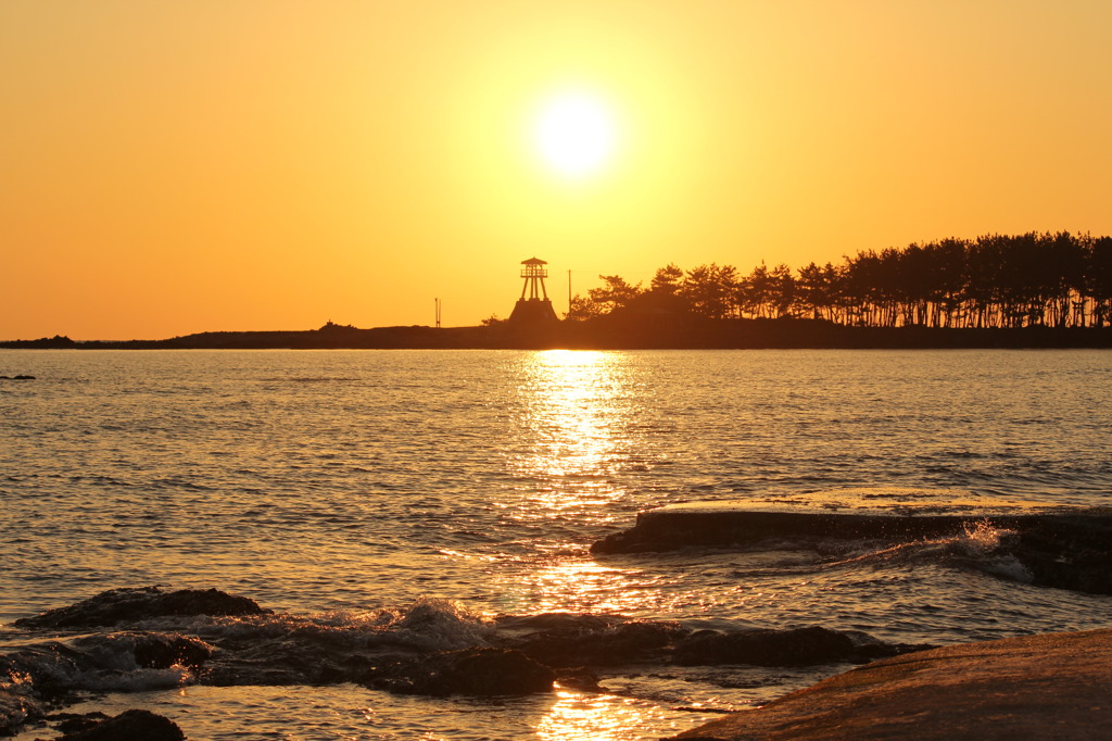 能登の夕景