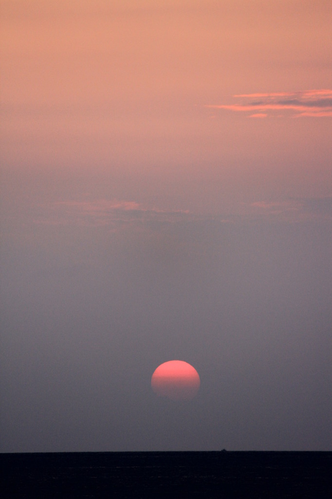 優しさいっぱいの夕日だね～～