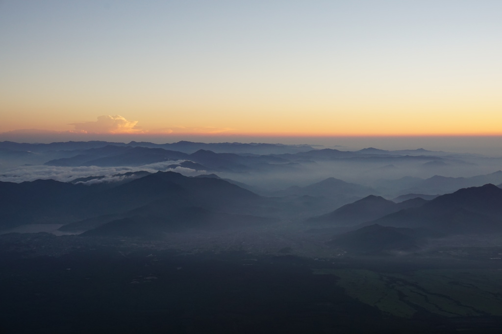 Sunrise with cloud sea