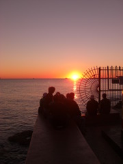 アメリカ最南端Pointより夕日をin Key West