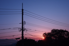purple sky