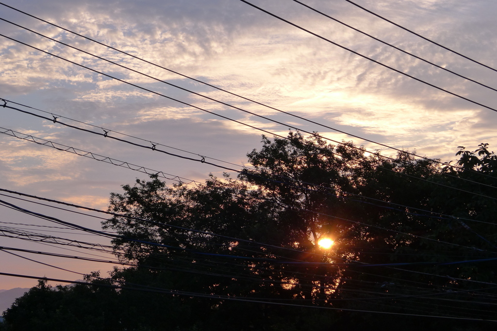 太陽のチラ見