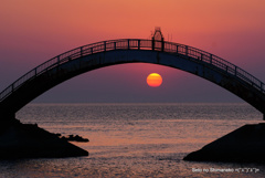 淡路の夕日