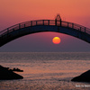淡路の夕日