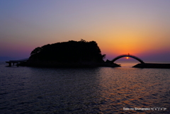 淡路の夕日