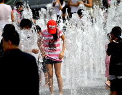 水遊び