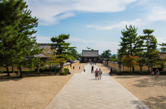 法隆寺の空