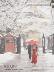 上野に降る雪