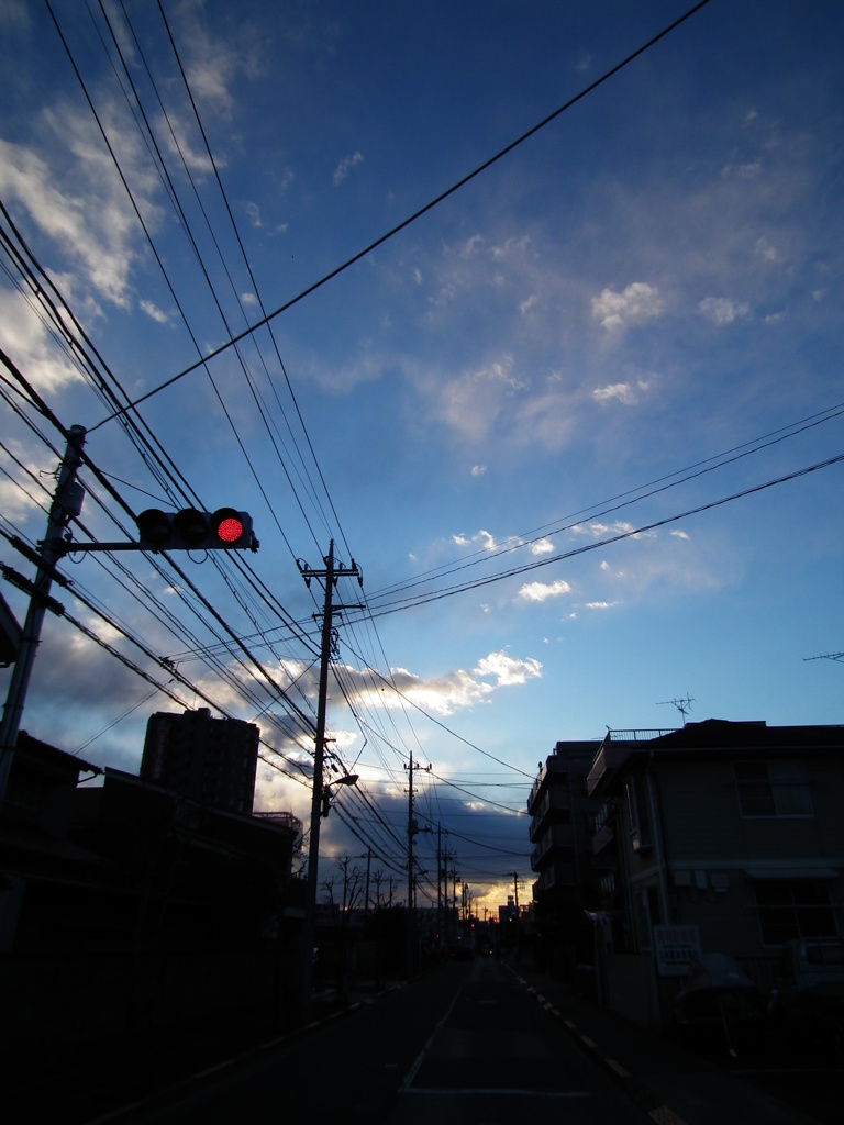 もう日が暮れますよ