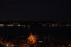 江ノ島からみた湘南の夜景