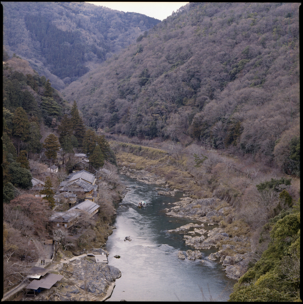 三月の保津峡