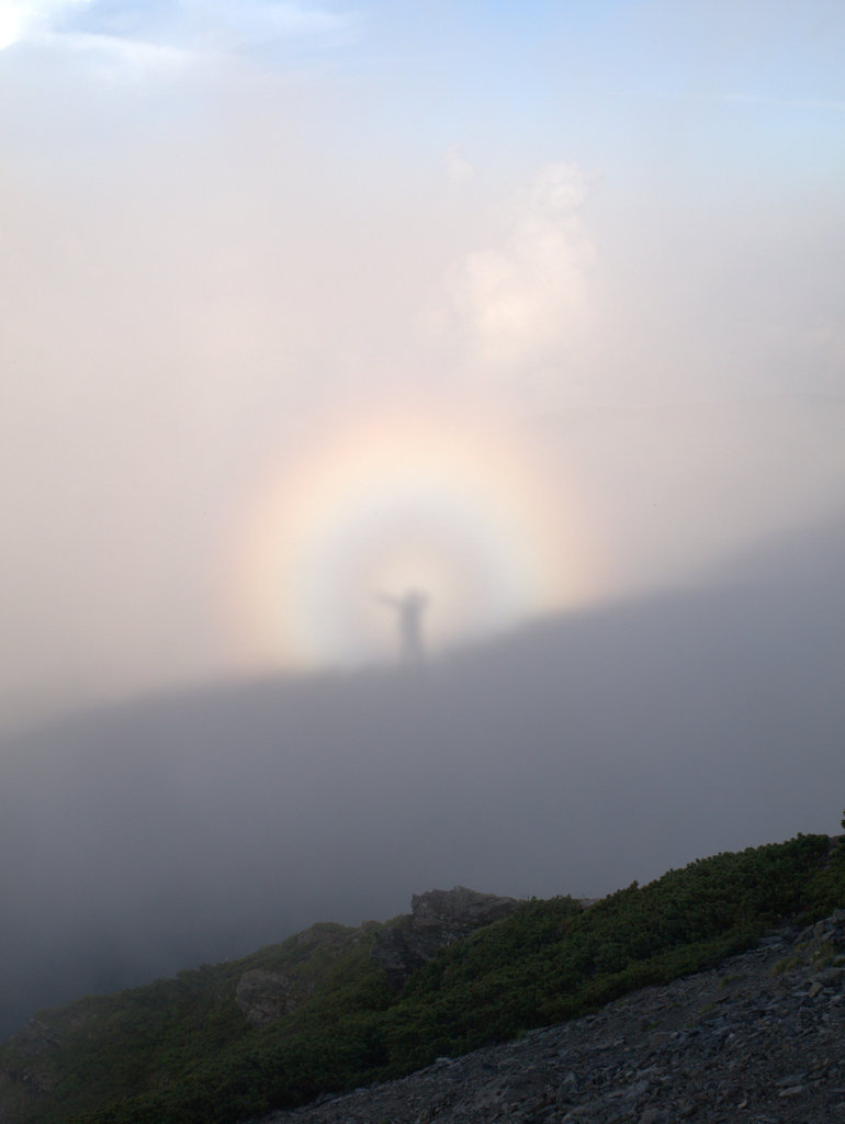 珍しい山の光景シリーズ ブロッケン現象 １ By へんなもん Id 写真共有サイト Photohito