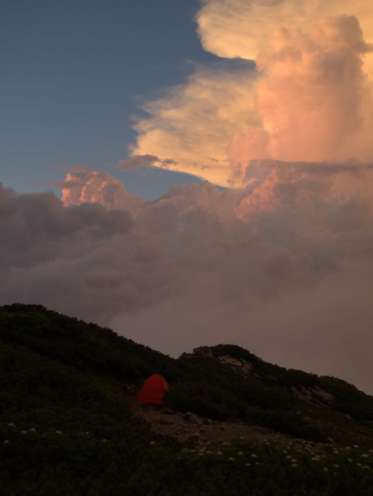 夕焼け積乱雲