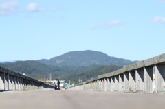 世界一長い木造橋　蓬莱橋２