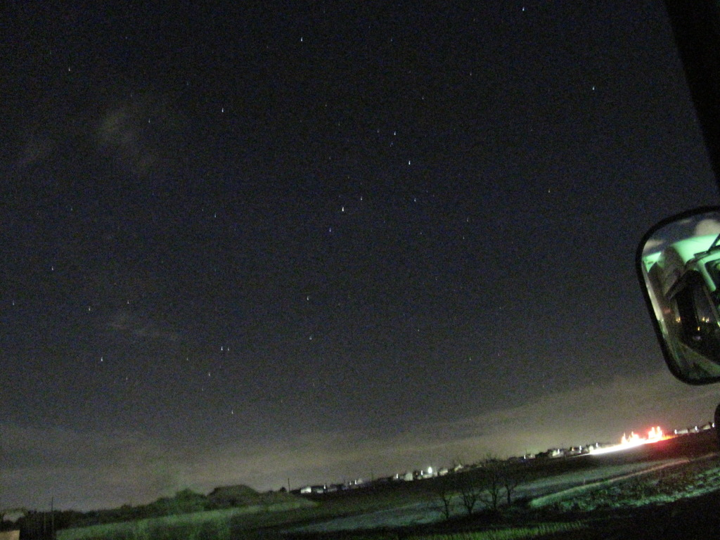 新潟で見た夜空
