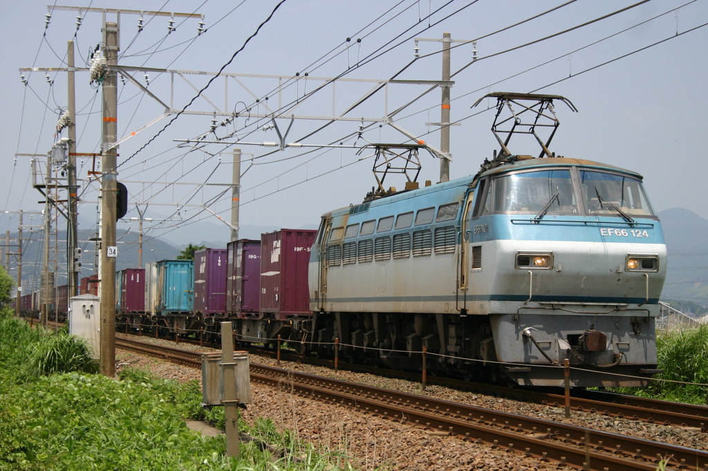 EF66 124貨物列車