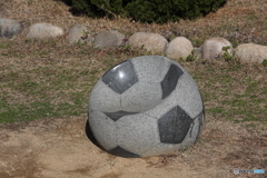 サッカーボールベンチ