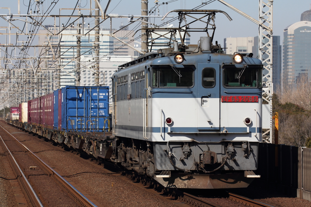 EF65 2068 貨物