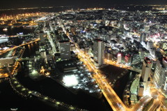 ランドマークタワーからの夜景4
