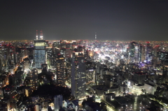 東京タワーからの夜景